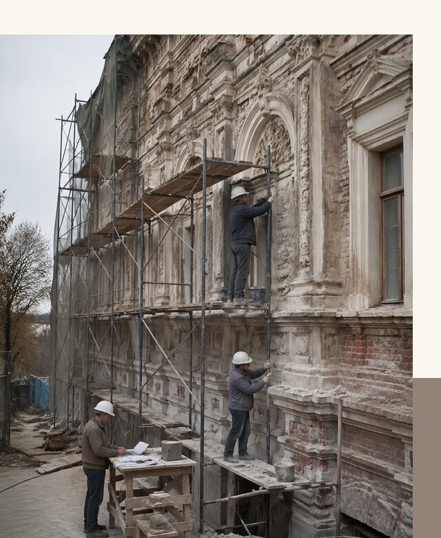 Реставрация объектов культурного наследия под ключ в Копейске