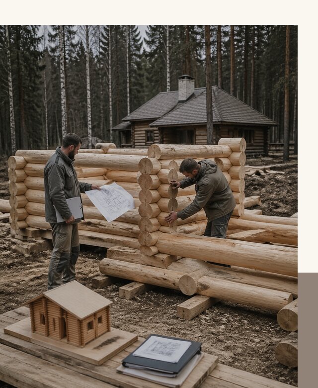 Проектирование и строительство домов из бревна в Копейске